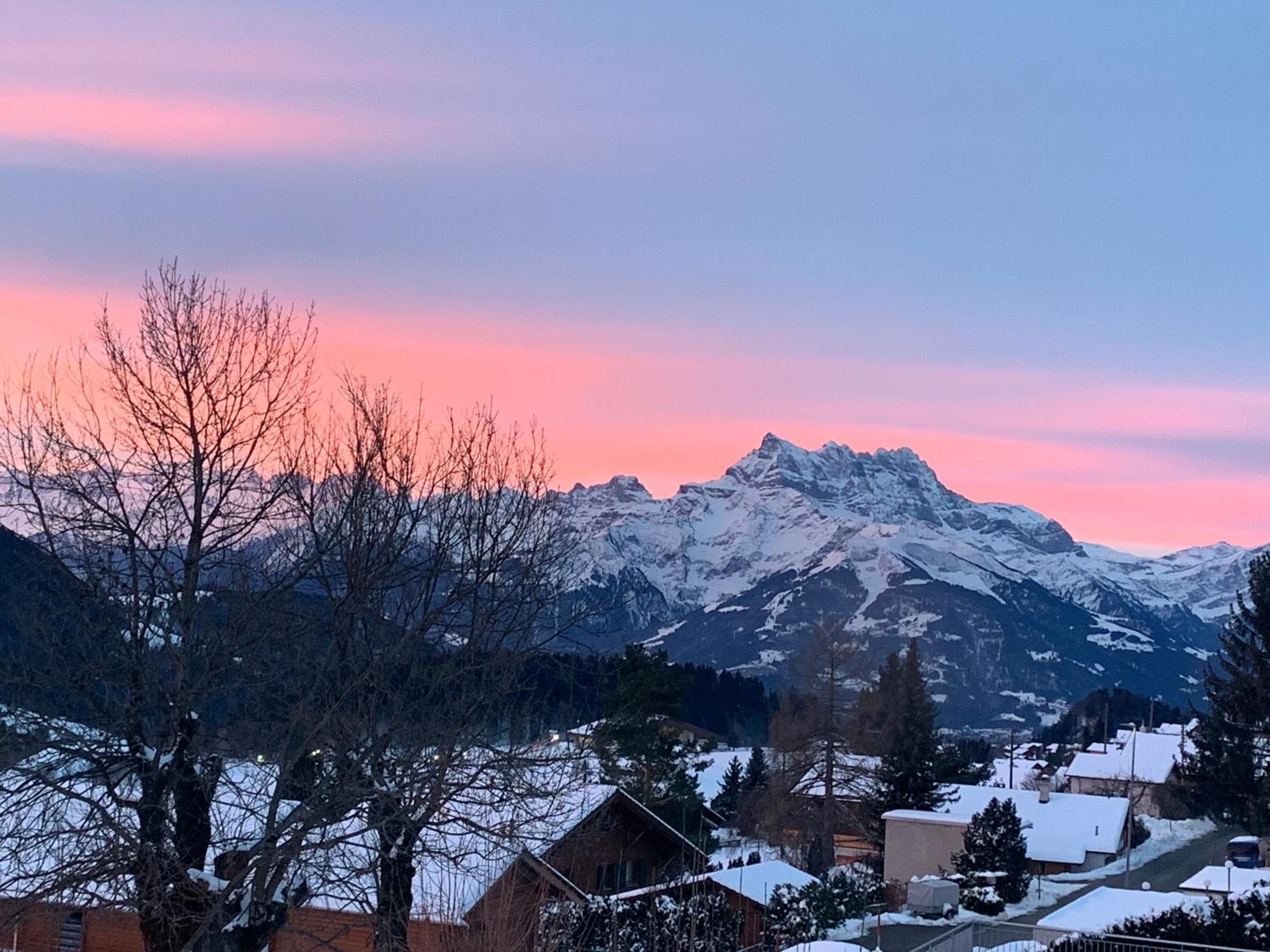 Chalet Plein Soleil Apartment Leysin Luaran gambar