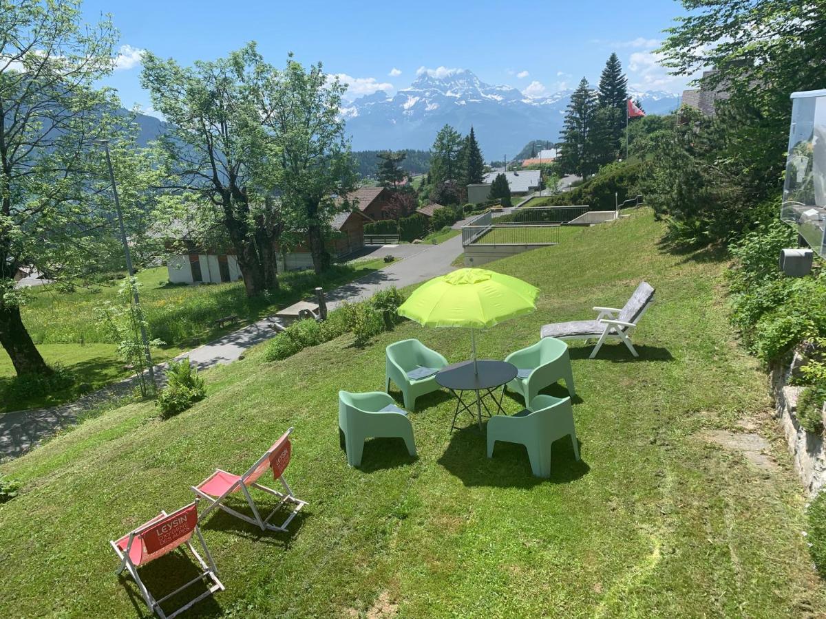 Chalet Plein Soleil Apartment Leysin Luaran gambar