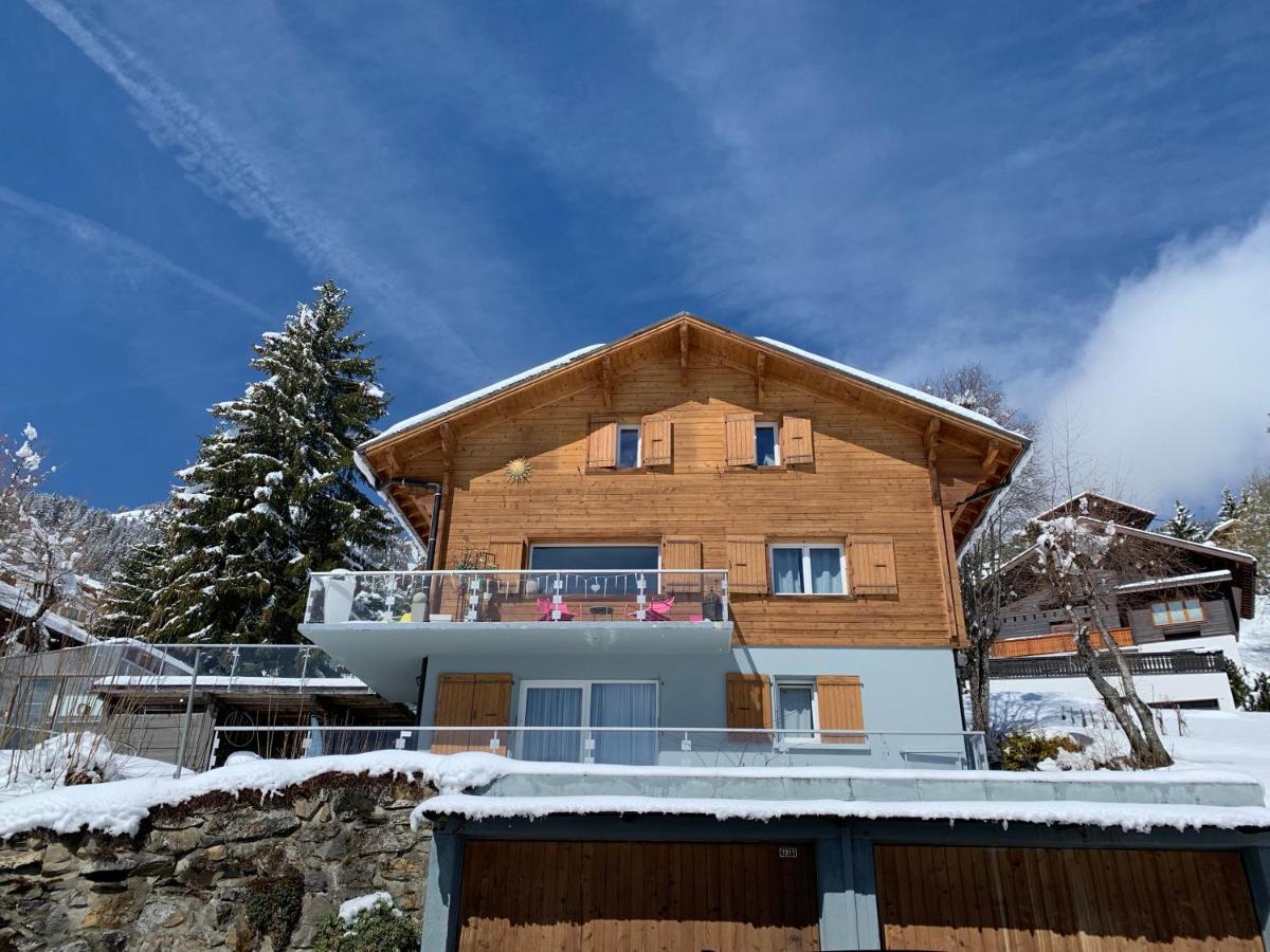 Chalet Plein Soleil Apartment Leysin Luaran gambar